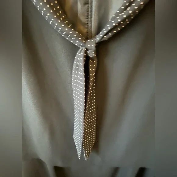 NWT Positive Attitude Midi Classic Black Dress Cap Sleeve Shirt/Skirt Look Sz 14 - Picture 6 of 7